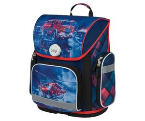 Baagl Sac d'école pour garçons et filles pour 1ère classe (ou 2e rgo sac d'école garçons filles primaire sac à dos léger pour enfants sac à dos scolaire avec sangle de poitrine, Sauveur de