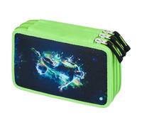 BAAGL Trousse à crayons à trois niveaux pour l'école Joueur de football