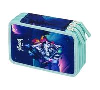 Baagl Trousse à Crayons à 3 Compartiments pour garçons et Filles - pour Fournitures Scolaires, Lumière Polaire., Coloré, ludique, Moderne, Pratique