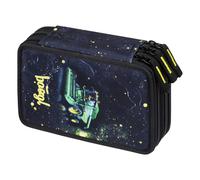 Baagl Trousse à Crayons à 3 Compartiments pour garçons et Filles - pour Fournitures Scolaires, Tracteur., Coloré, ludique, Moderne, Pratique