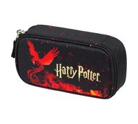 Baagl Trousse à crayons pour fille et garçon - Harry Potter Phénix - 2 compartiments - Rouge - 23 x 12 x 5 cm