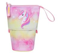 Baagl Trousse à Crayons, Robuste, avec Compartiment Secret, Convient pour l'école, pour garçons et Filles, Licorne Arc-en-Ciel, Coloré, ludique, Moderne, Pratique