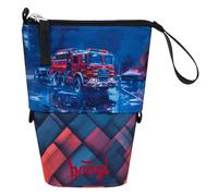 Baagl Trousse à crayons, robuste, avec compartiment secret, convient pour l'école, pour garçons et filles, Sûr pour la vie, Coloré, ludique, moderne, pratique