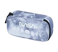 Baagl Trousse pour filles garçons trousse de papeterie, articles scolaires et d'écriture, Nasa Grey, trousse