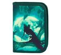 Baagl Trousse pour garçons et filles - Trousse d'écolier - Trousse pour papeterie - Trousse à crayons - Trousse d'écolier, dragon, Trousse à crayons