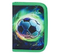 Baagl Trousse pour garçons et filles - Trousse d'écolier - Trousse à crayons - Trousse à crayons - Trousse d'école, Ballon de football taille, Trousse à crayons