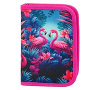 Baagl Trousse pour garçons et filles - Trousse d'écolier - Trousse à crayons - Trousse à crayons - Trousse d'école, Flamants roses., Trousse à crayons
