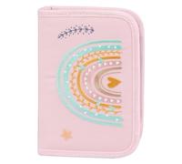 Baagl Trousse pour garçons et filles - Trousse d'écolier - Trousse à crayons - Trousse à crayons - Trousse d'école, Arc-en-ciel rose, Trousse à crayons