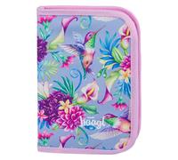 Baagl Trousse pour garçons et filles - Trousse d'écolier - Trousse pour papeterie - Trousse à crayons - Trousse d'écolier, Motif colibri, Trousse à crayons