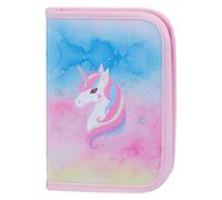 BAAGL Trousse scolaire à un étage Licorne arc-en-ciel
