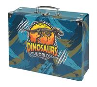 BAAGL Valise pliante avec coins forgés Dinosaurs World