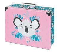 Valise pliable pour enfants - Pour jouets et fournitures scolaires - En carton - Avec poignée en métal (Baby Koala)