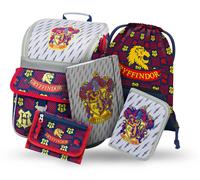 BAAGL Zippy Harry Potter Gryffondor Set de 5 cartables : cartable, trousse à crayons, sac de gym, boîte à goûter, porte-monnaie