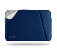 BAAGOAZ 14 Pouces Housse pour Ordinateur Portable Compatible avec 14" PC Portable Chromebook Ultrabook Netbook Tablette Pochette Sacoche de Protection, Bleu Marine