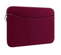 BAAGOAZ Étui fin pour MacBook 13 à 14" avec poche avant cachée, compatible avec MacBook Pro Air Pro Air Pro M5 M4 M3 M2 M1 2026 2025 2024 2023 2022 - Rouge