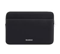 BAAGOAZ Housse 13-14 Pouces pour Ordinateur Portable 13,3 PC Portable Chromebook, Compatible avec 14,2 MacBook Pro M4 M3 M2 M1 Pro/Max 2025 2024 2023 2022, Sac Pochette Sacoche de Protection, Noir