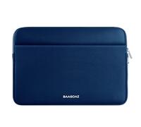 BAAGOAZ Housse 14 Pouces pour Ordinateur Portable Compatible avec 14" PC Portable Chromebook Ultrabook Netbook Tablette Sac Pochette Sacoche de Protection, Bleu Marine