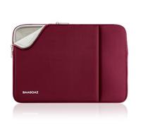 BAAGOAZ Housse pour 15 Pouces MacBook Pochette Sacoche de Protection, Compatible avec 15,3 Pouces MacBook Air M4 M3 M2 2025 2024 2023, Rouge