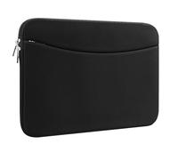 BAAGOAZ Housse pour MacBook 13-14 Pouces, Sacoche Pochette de Protection avec Poche Frontale Cachée, Compatible avec 13,3 13,6 14,2 MacBook Pro Air Pro M4 M3 M2 M1 2025 2024 2023 2022, Noir