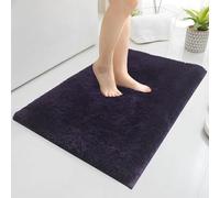 Baahrnom Microfibre Tapis de Bain 50x80 cm,Tapis Salle de Bain Antidérapant | Tapis de Salle de Bain Lavable Machine, Tapis Bain Luxe Absorbant pour Douche, Séjour, Entrée