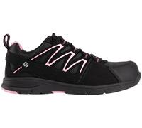 BAAK Chaussure de sécurité pour femmes Silvy2 taille 38 noir/magenta S1P EN I...
