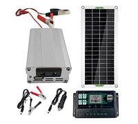 Baalaa Kit de panneau solaire 200 W - Chargeur de batterie 12 V à 220 V pour camping-car, remorque, van avec contrôleur 100 A