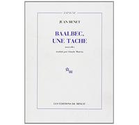Baalbec, une tache et autres nouvelles