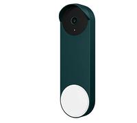 Baaletc Coque en Silicone pour Sonnette de Porte Google Nest 2021 (Batterie),Coque de Protection en Silicone Compatible avec Sonnette de Porte Google Nest (Batterie)