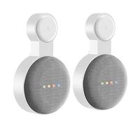 Baaletc Outlet Mural Hanger pour Google Home Mini/Google Nest Mini (2nd Gen) Voice Assistants, Prise Wall Mount Stand Holder pour Home Voice Assistants, Cache la Câble de Home Mini