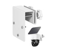 Baaletc Support pour caméra de sécurité Eufy SoloCam S340/SoloCam E30/E42, support de caméra de sécurité solaire, vis anti-rouille, pas de perçage, compatible avec les caméras dôme IP PTZ extérieures