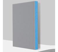 Baannaww 1/4 /10Panneaux de Mousse Acoustique, Mousse Anti-Bruit Panneaux Acoustiques Ignifuges pour Studios D'enregistrement, Bureaux, Studios de Danse, Podcasts 50 x 50 x 3 cm