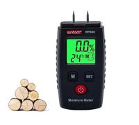 BAAQII 1 lot de testeur d'humidité du bois avec écran LCD numérique pour bois, bois, papier, carton, mur