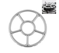 BAAQII Anneaux à gaz réducteur de plaque de cuisson - Anneau de mijotage pour cuisinière à gaz, cafetière à lait, brûleur de pot, réchauds de camping, cafetières et machines à expresso 17,5 cm