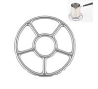 BAAQII Anneaux à gaz réducteur de plaque de cuisson - Anneau de mijotage pour cuisinière à gaz, cafetière à lait, brûleur de pot, réchauds de camping, cafetières et machines à expresso 15,5 cm