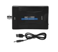 BAAQII Convertisseur vidéo BNC vers HDMI PAL NTSC Câble coaxial Adaptateur HD 1080P/720P Compatible avec moniteur HDCP HDMI1.3
