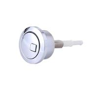 BAAQII Lot de 1 bouton de chasse d'eau pour WC - Remplacement à bouton unique - Double système de chasse d'eau - Bouton poussoir ovale - Montage pour Geberit Type 280