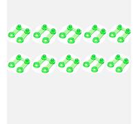 BAAQII Lot de 10 cartes de perforation en plastique jaune pour machine à tricoter Brother