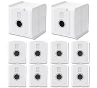 BAAQII Lot de 10 sacs d'aspirateur de rechange pour LG A9, sacs à poussière en tissu pour aspirateur LG CordZero All-in-One Tower Part A939KBGS A938KBGS A937KGMS A949KTMS