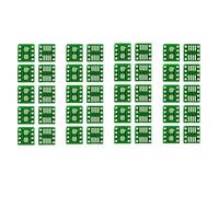 BAAQII Lot de 40 adaptateurs double face SOP8 SO8 SOIC8 SMD vers DIP8