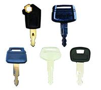 BAAQII Lot de 5 clés pour pelleteuse Caterpillar Hitachi Kobelco Komatsu Kubota
