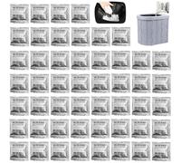 BAAQII Lot de 50 coagulants portables pour toilettes - Poudre absorbante d'urine, gel absorbant les déjections, coagulant extérieur, poudre absorbante pour la pêche, les voyages, le camping