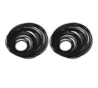 BAAQII Lot de 60 courroies carrées en caoutchouc pour enregistreurs de cassettes et enregistreurs - Taille universelle - 26 à 120 mm - Pour enregistreurs, machines vidéo, lecteurs DVD