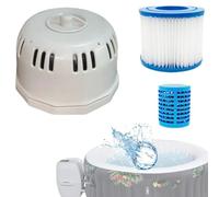 BAAQII Support de cartouche de rechange pour filtre de nettoyage de piscine Lay-Z-Spa Type VI SI Spa Hot Tub Double Boîtier de rechange