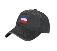 BAAROO Casquette de baseball avec drapeau du Chili pour hommes, noir, vintage, en coton délavé, casquette réglable unisexe pour adulte, #1562, taille unique-M