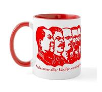 BAAROO Tasse à café en céramique Mao, Staline, Lénine, Engels, Marx, 325 ml