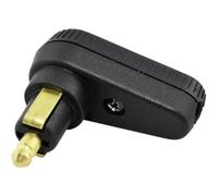 Baasâ Connecteur coudé BA12 pour prise standard, capacité 8 A Noir