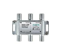 bab 4?20p dérivateur 4 directions 20 db la télévision par câble catv multimédia dvb t2 classe a + 10 db, 5?1218 mhz métal