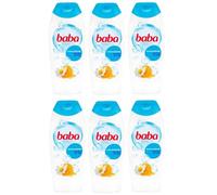 BABA Lot de 6 gels douche à la camomille et au miel d'origine hongrois 6 x 400 ml - (Lot de 6) Gel douche BABA à la camomille et au miel d'origine hongroise 6 x 400 ml