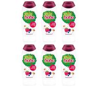 BABA Lot de 6 gels douche BABA Parfum fruits fruits hongrois 6 x 400 ml - (Lot de 6) Gel douche BABA Parfum fruits baies 6 x 400 ml