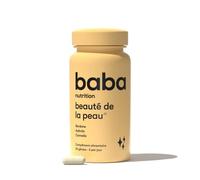 Baba Nutrition Complément Alimentaire pour la Beauté et la Régénération de la Peau|Complexe de plantes, vitamines et minéraux|Sélénium,Collagène,Zinc|60 Gélules